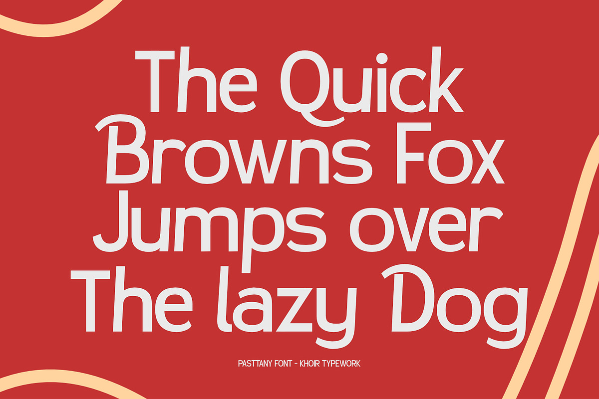 Pasttany - Sans Serif font, a Sans Serif Font by Khoir (Photo 3 of 10)