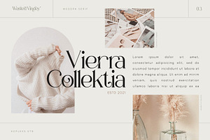 Wasted Vindey - Classy Serif Font