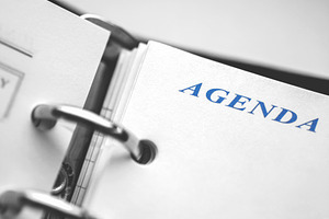 Daily agenda paper planner closeup, a Business Photo by BOOCYS