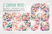 Inky Petals, a Background Graphic by Curve Design (Thumbnail 5 of 7)