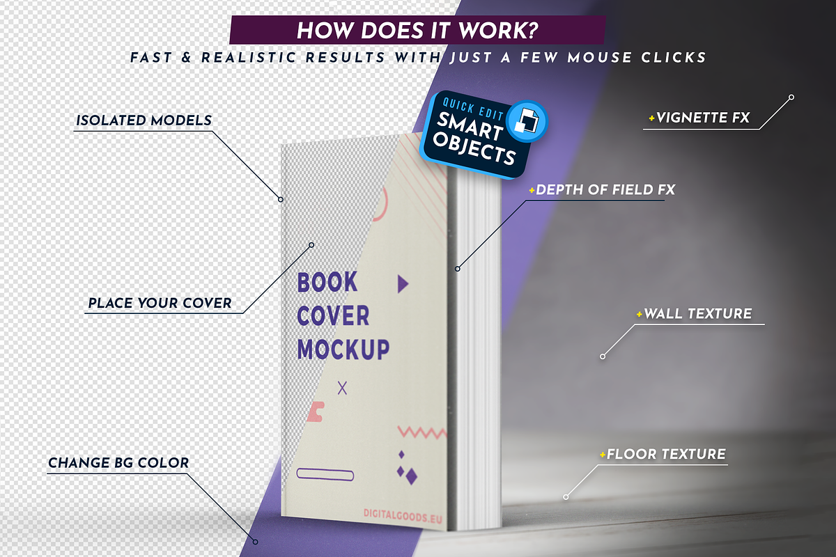 Book Cover Template 55, a Templates & Theme by Digital Goods (Photo 5 of 11)