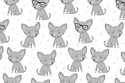 Cute dogs collection!, a Pattern Graphic by Irene_Boiko_ART (Thumbnail 13 of 16)