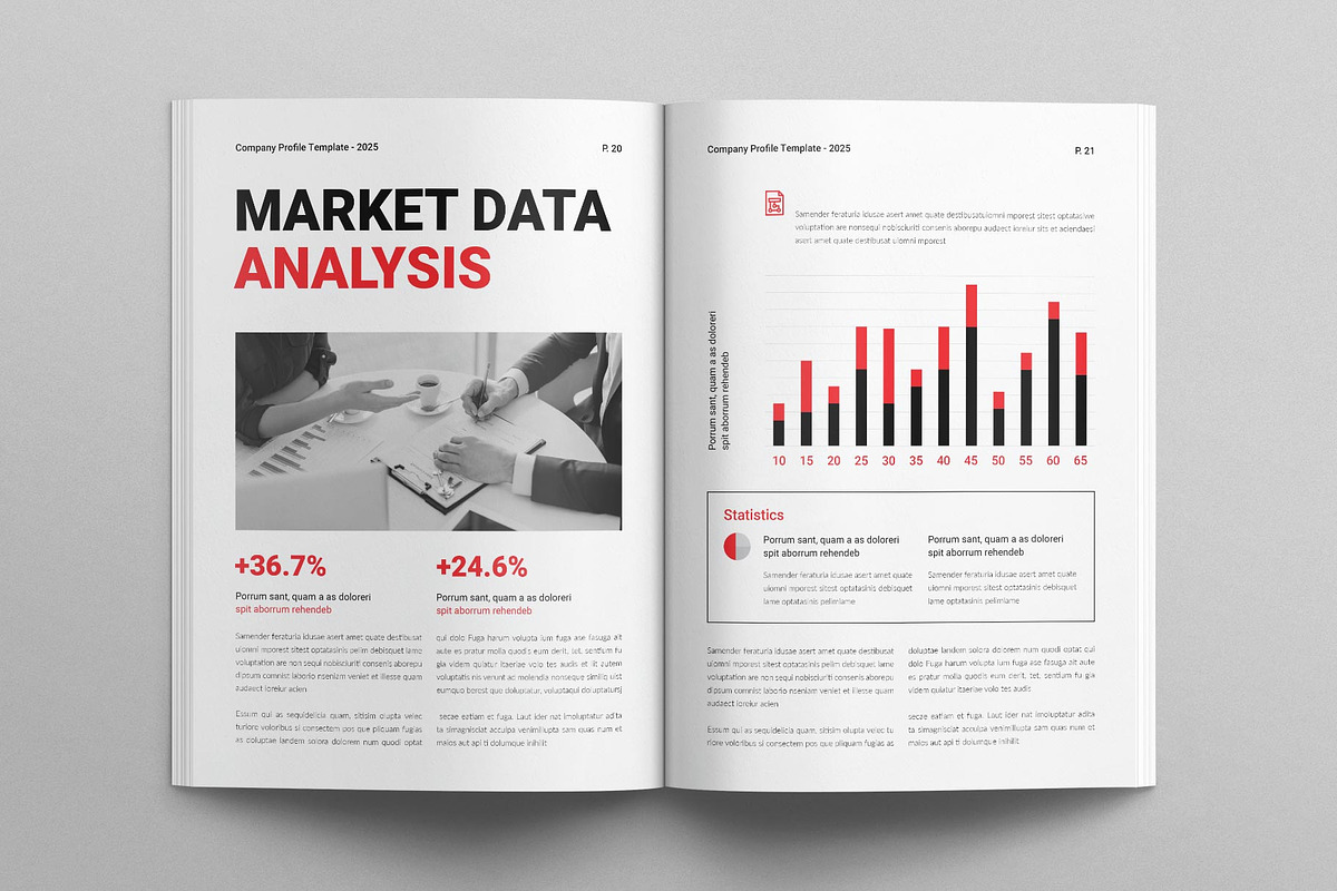 Company Profile Brochure Template, a Brochure Template by E-Type (Photo 8 of 13)