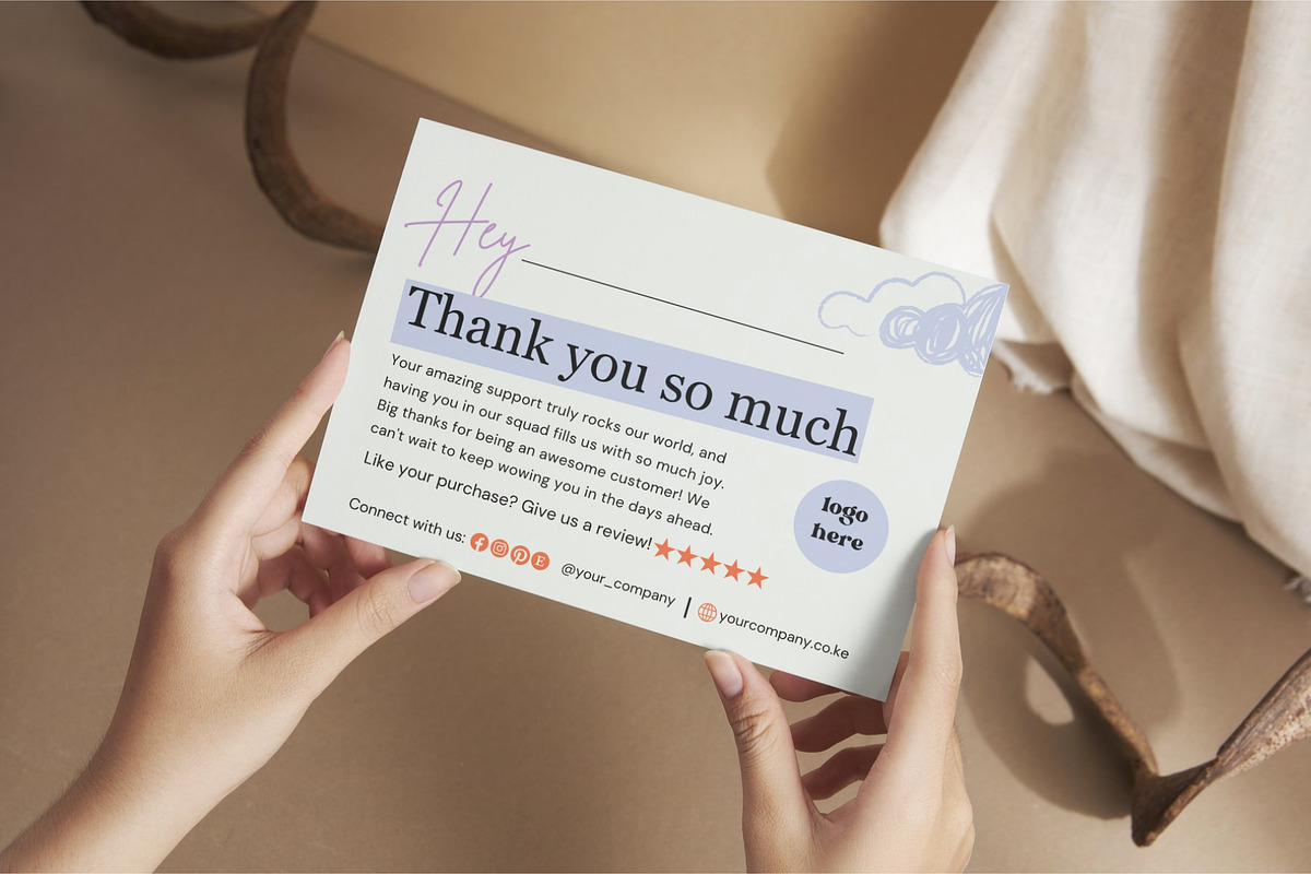 Small Business Thank You Card, a Templates & Theme by Elegant_Studio44 (Photo 4 of 4)