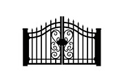 Ornate Wrought Iron Gate Vector Bund, an Illustration by Designs_River (Thumbnail 38 of 47)