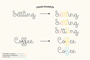 Midnight Diner Left-leaning Script, a Script Font by Leah Design (Thumbnail 14 of 20)