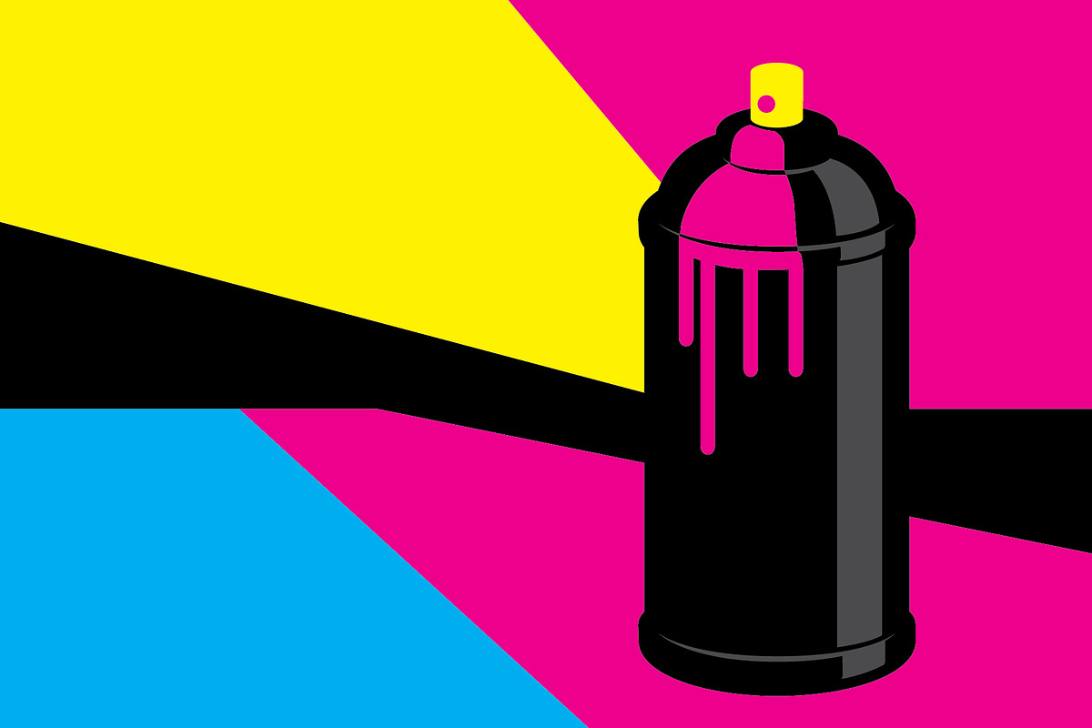 Graffiti Paint Can Set Background, an Education Illustration by Do2design (Photo 3 of 4)