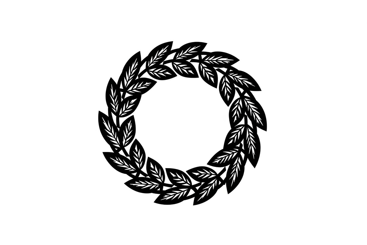Leaf Laurel Wreath Frame Bundle, an Illustration by Gaye Art (Photo 33 of 51)