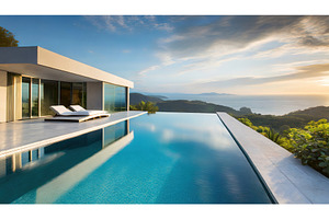A luxurious infinity pool, an Architecture Photo by Igor Tichonow
