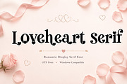 Loveheart Serif, a Serif Font by Wow Magic (Thumbnail 1 of 6)
