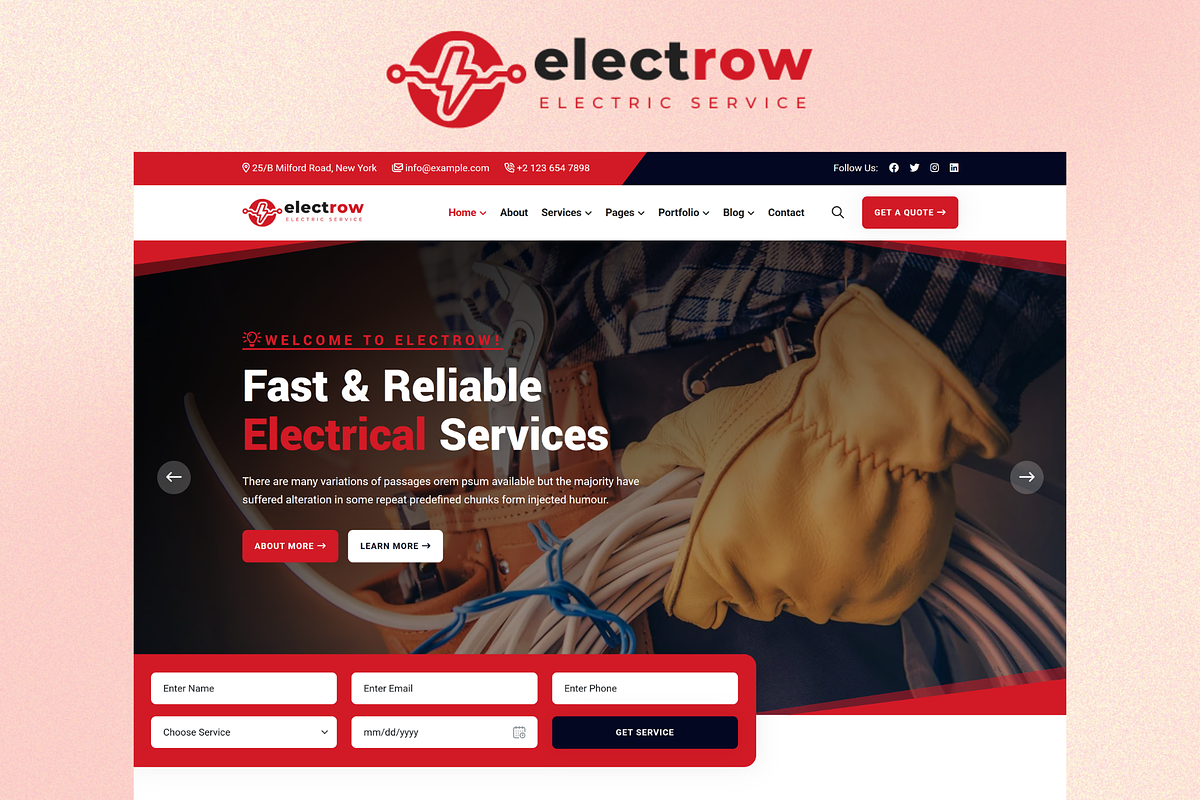 Power & Electricity WordPress Theme, a WordPress Template by youtoview (Photo 2 of 3)