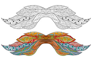 Mustache Ornate Sketch