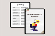 2025 Mental Burnout Workbook Digital, a Stationery Template by Designmela01 (Thumbnail 3 of 8)