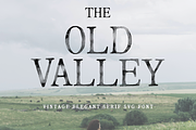 The Old Valley Watercolor SVG Font, a Serif Font by The Gelato Type (Thumbnail 1 of 19)