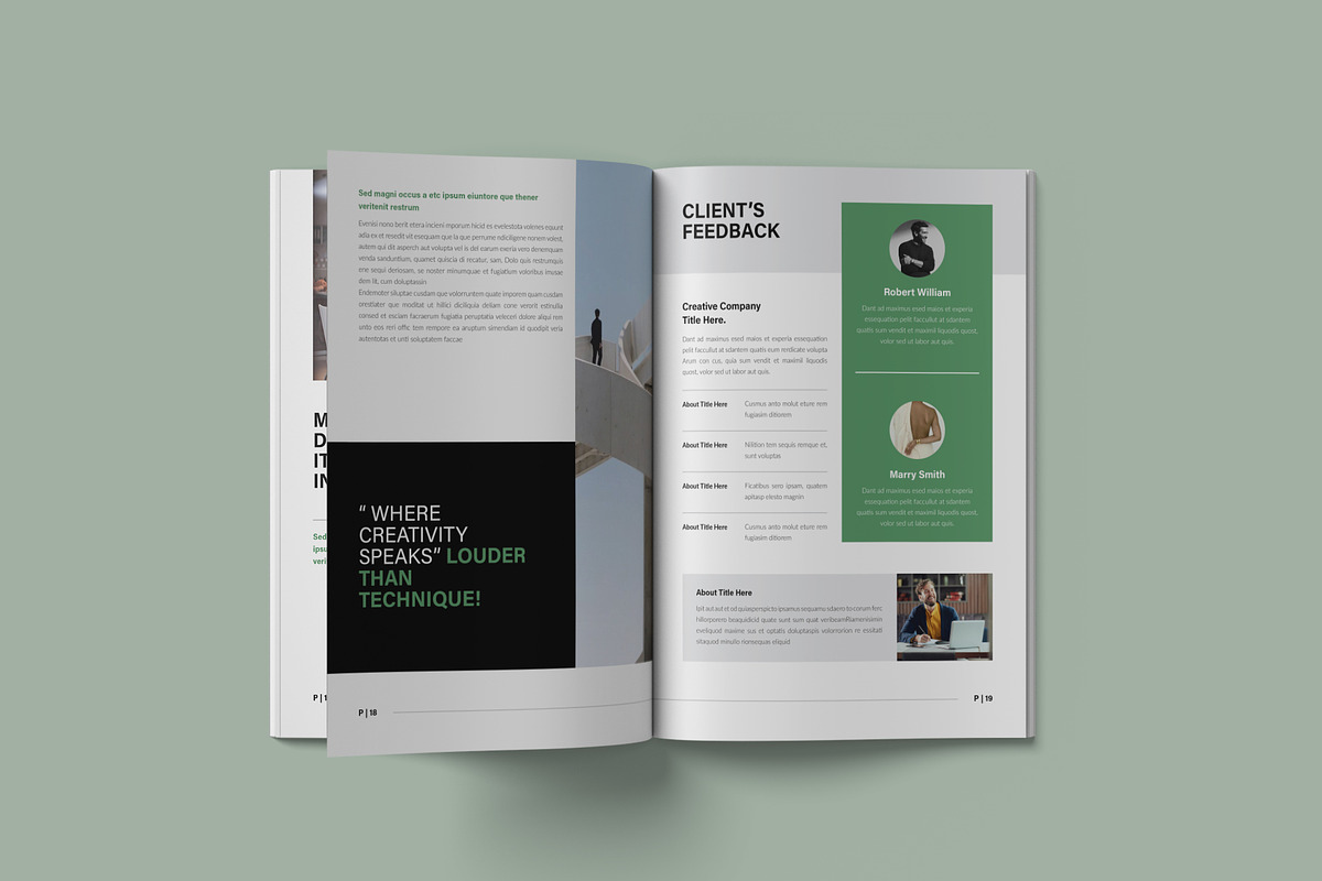 Digital Brochure Ebook Template, a Brochure Template by NorthPeak (Photo 8 of 11)