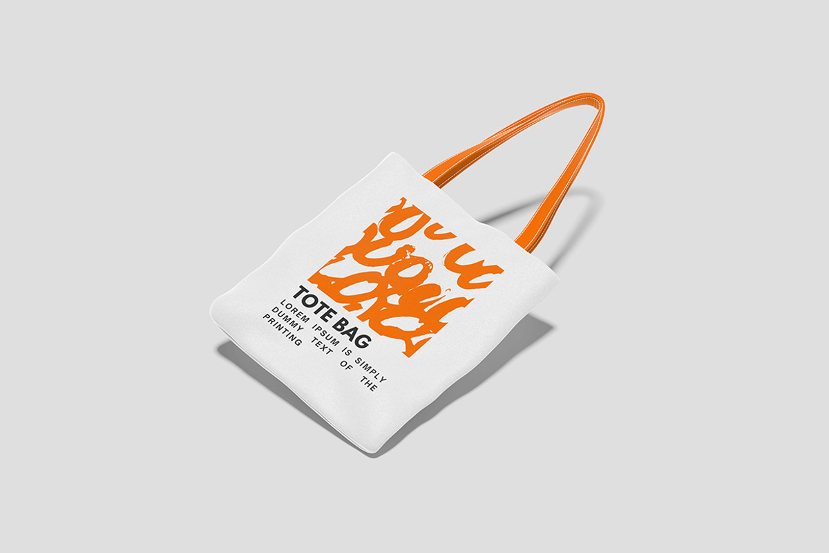 Tote Bag Mockup, a Merchandise Mockup by Pikachudesign (Photo 5 of 5)
