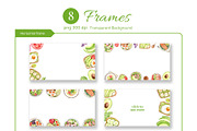 Avocado and Salad Watercolor, a Food Illustration by CreativeValuation (Thumbnail 4 of 11)