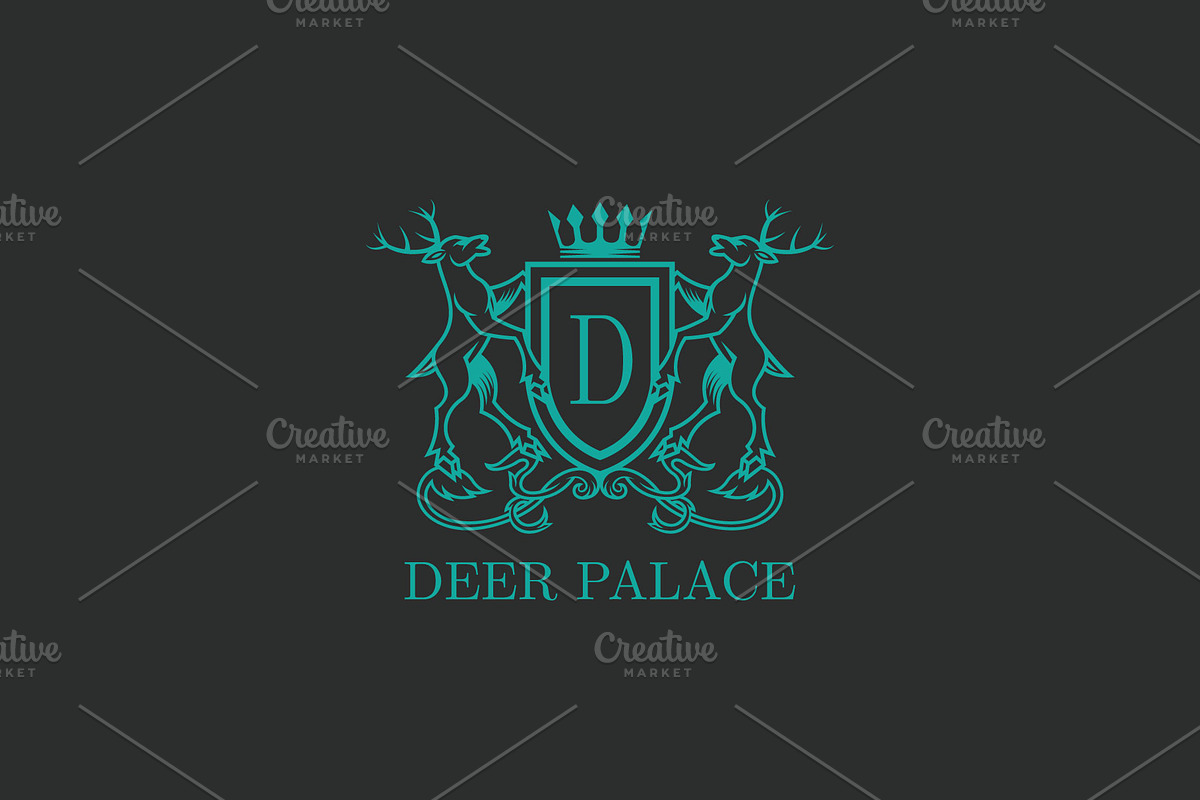 Deer Palace - Letter D Shield Logo, a Branding & Logo Template by ashenterprise (Photo 3 of 3)