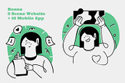 Startups Office Day Illustration, a Templates & Theme by Portocraft (Thumbnail 2 of 6)