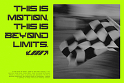 Hyper Sport - Racing Logo Font, a Sans Serif Font by Nirmana Visual (Thumbnail 5 of 17)