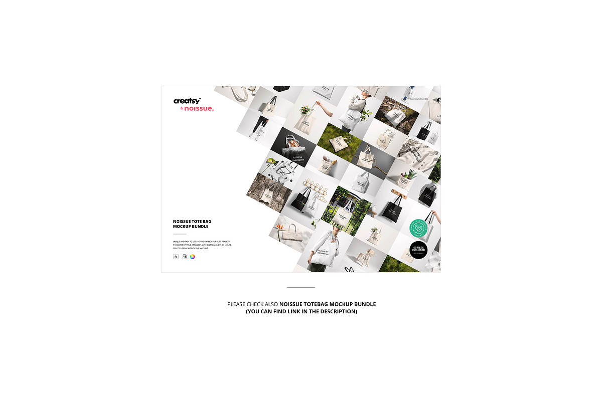 Tote Bag Mockup Set 2, a Packaging Mockup by Creatsy (Photo 7 of 8)