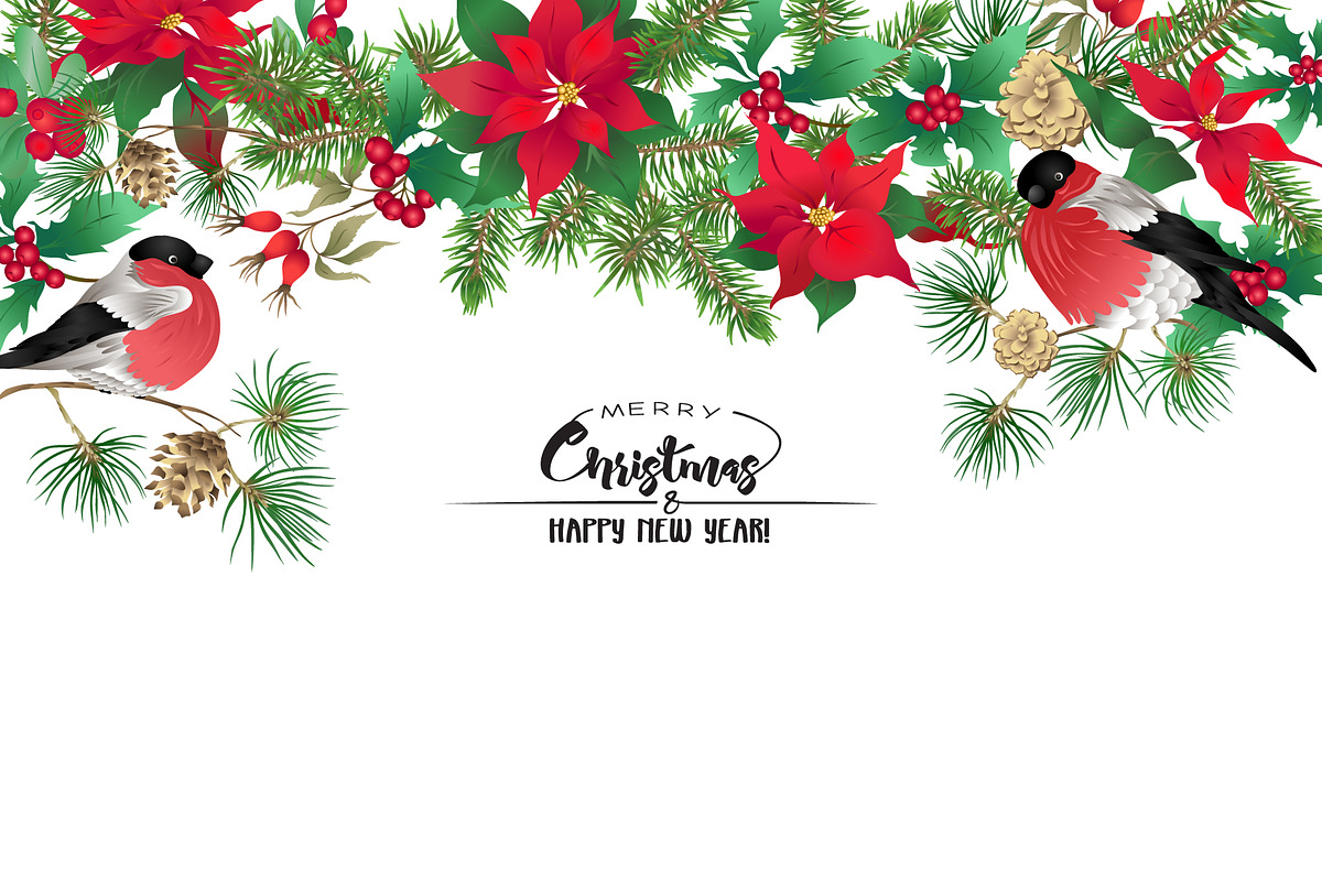 Christmas Wreath Elements Set, an Object Graphic by Elen-Lane (Photo 3 of 6)