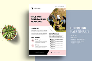 Nonprofit Fundraising Flyer Template