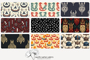 80 Viking seamless pattern, a Pattern Graphic by Poppy Lane Studio (Thumbnail 7 of 11)