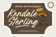 Kendale Sterling Bold Brush Font, a Script Font by Letterena Studios Script (Thumbnail 1 of 10)