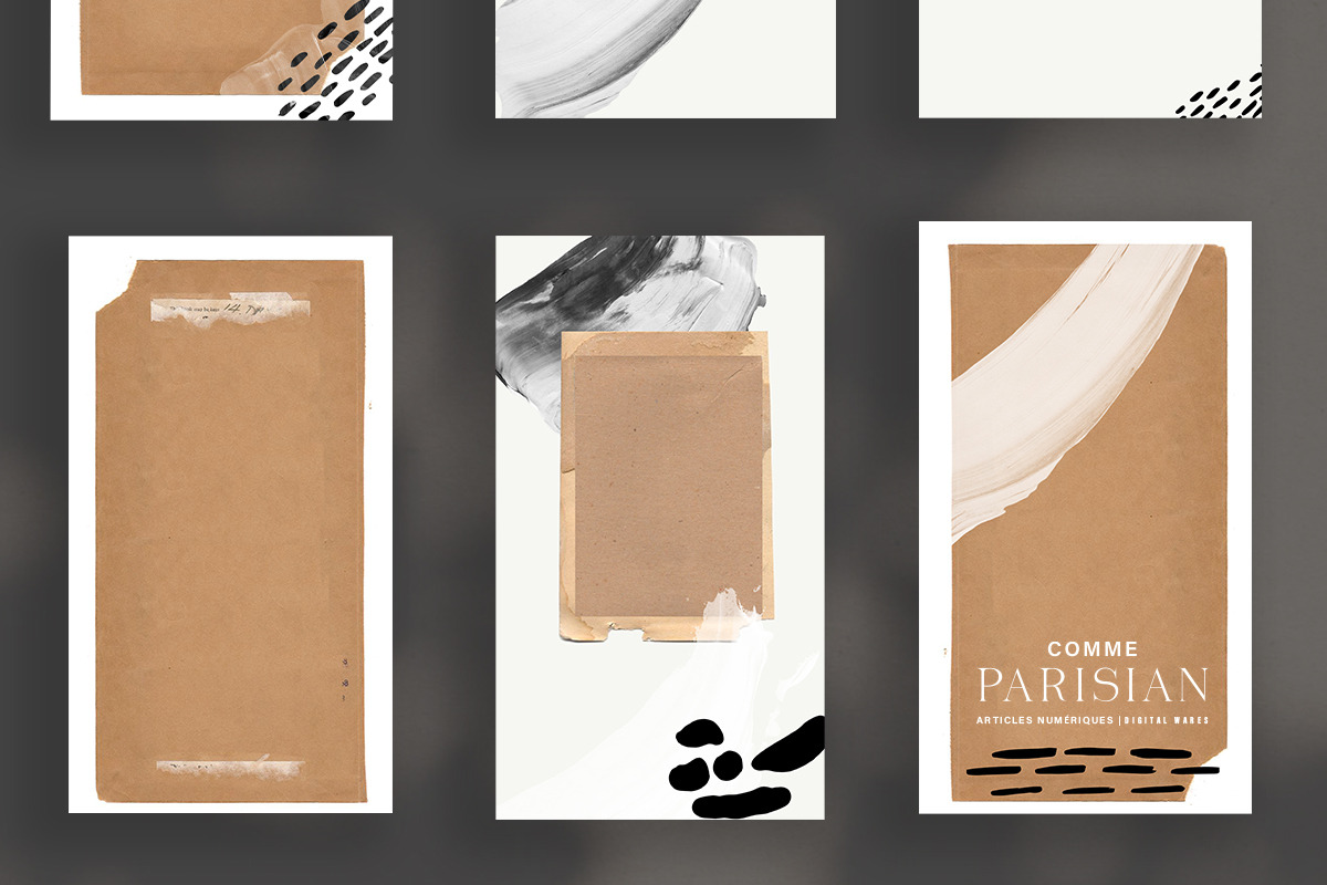 Paper Paint Instagram + Template, a Social Media Template by Comme Parisian (Photo 3 of 5)