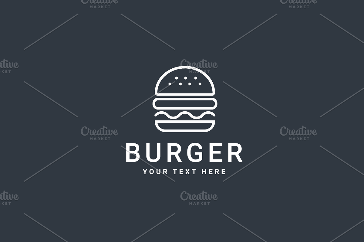 Burger Logo Design, a Branding & Logo Template by Soufone (Photo 3 of 3)
