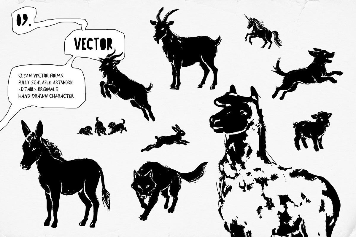 Cute Animals Graphic Pack, an Object Graphic by Inartflow (Photo 14 of 20)