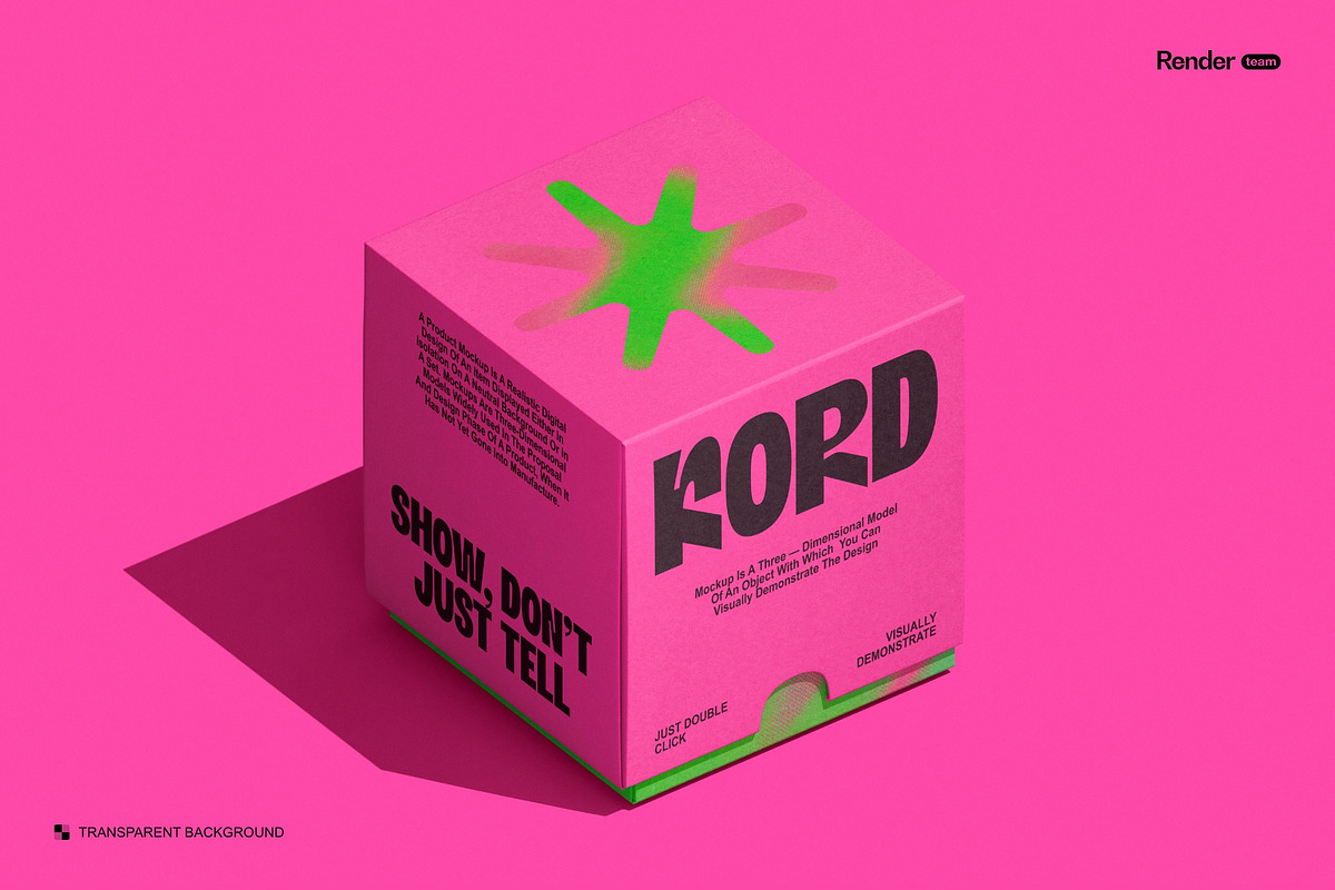Paper Box and Sachet Mockup Set, a Packaging Mockup by Renderteam (Photo 7 of 13)
