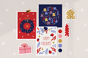 Cheerful Christmas Kit, a Seasonal Illustration by miumiu (Thumbnail 2 of 15)
