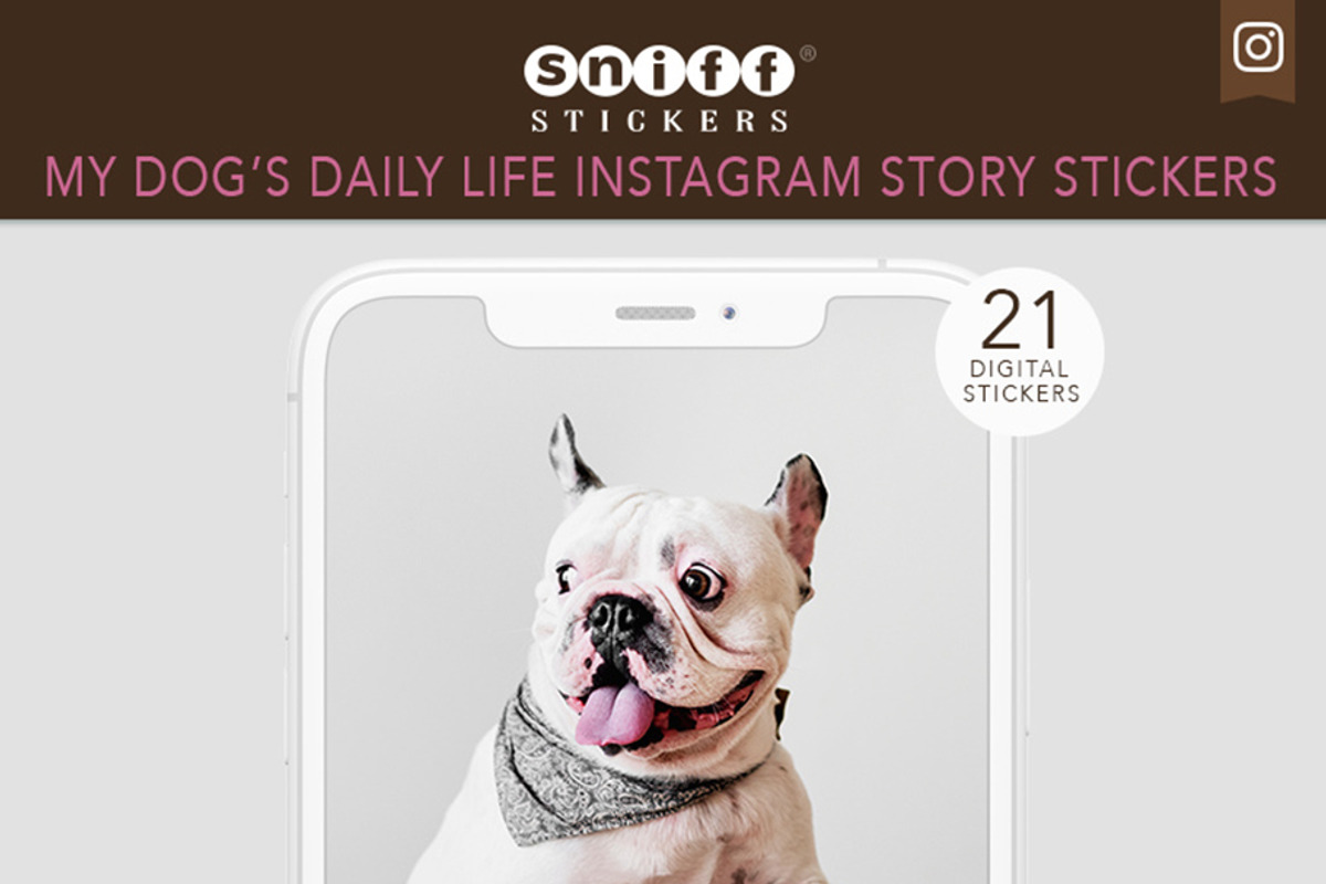 My Dog’s Life - Digital Sticker Set, an Illustration by Sniff Design Studio (Photo 2 of 3)