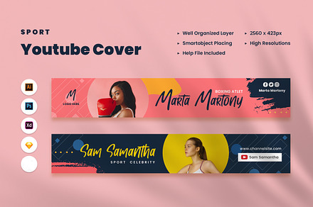 Sport Youtube Cover, a Social Media Template by Rahardi Creative
