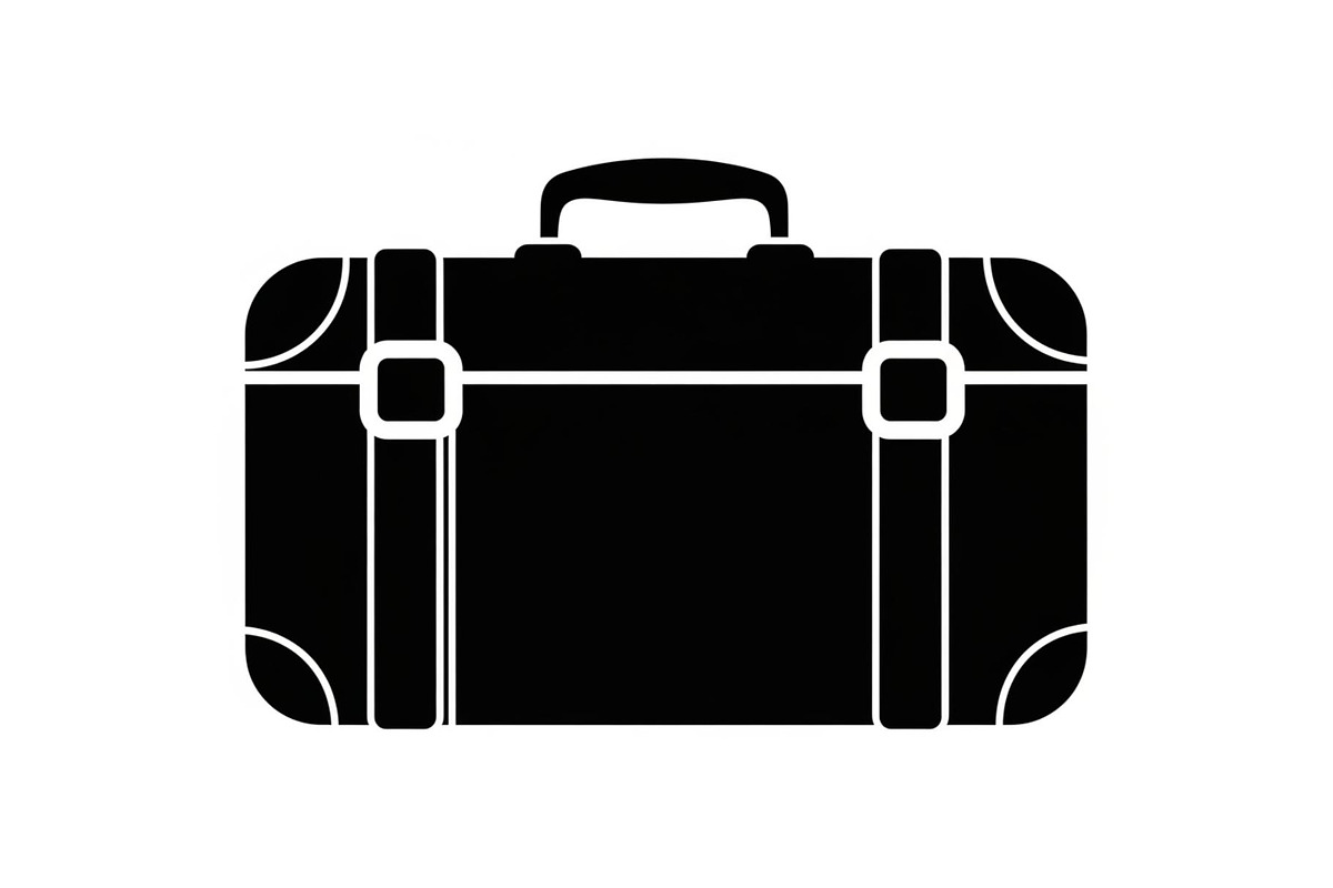Vintage Suitcase Silhouette Bundle, an Illustration by Artivon (Photo 32 of 51)