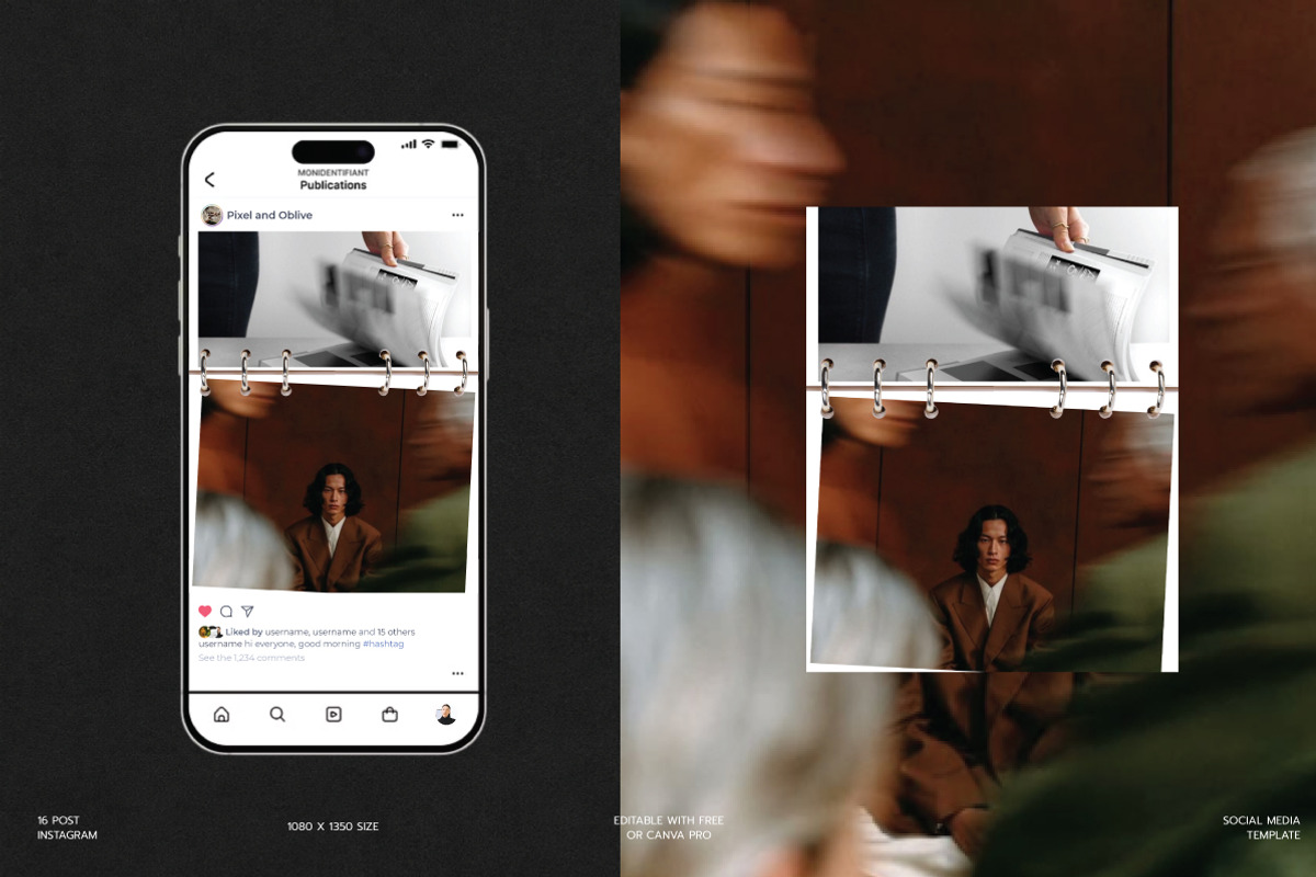 MINE / Post Social Media KIT, a Social Media Template by Pixel And Oblivé (Photo 2 of 6)
