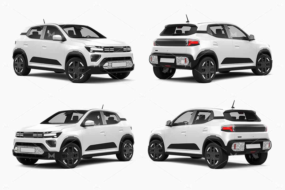 Electric Car Mockup 4, an Advertising Mockup by Mockupix (Photo 11 of 12)