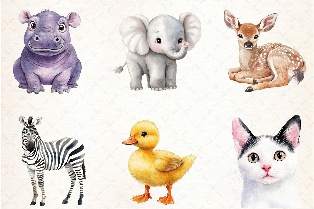 Quirky Humor Animal Sublimation Clip, an Illustration by Libby Wishes (Photo 3 of 6)