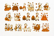 Thanksgiving Silly Goose Clipart PNG, an Illustration by Nicolle's Colorful Art (Thumbnail 5 of 6)