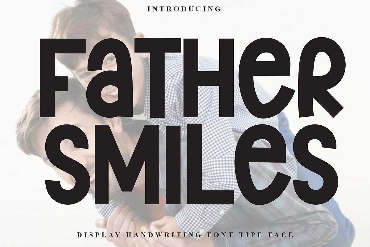 Father Smiles, a Script Font by FreshTypeINK (Photo 1 of 8)
