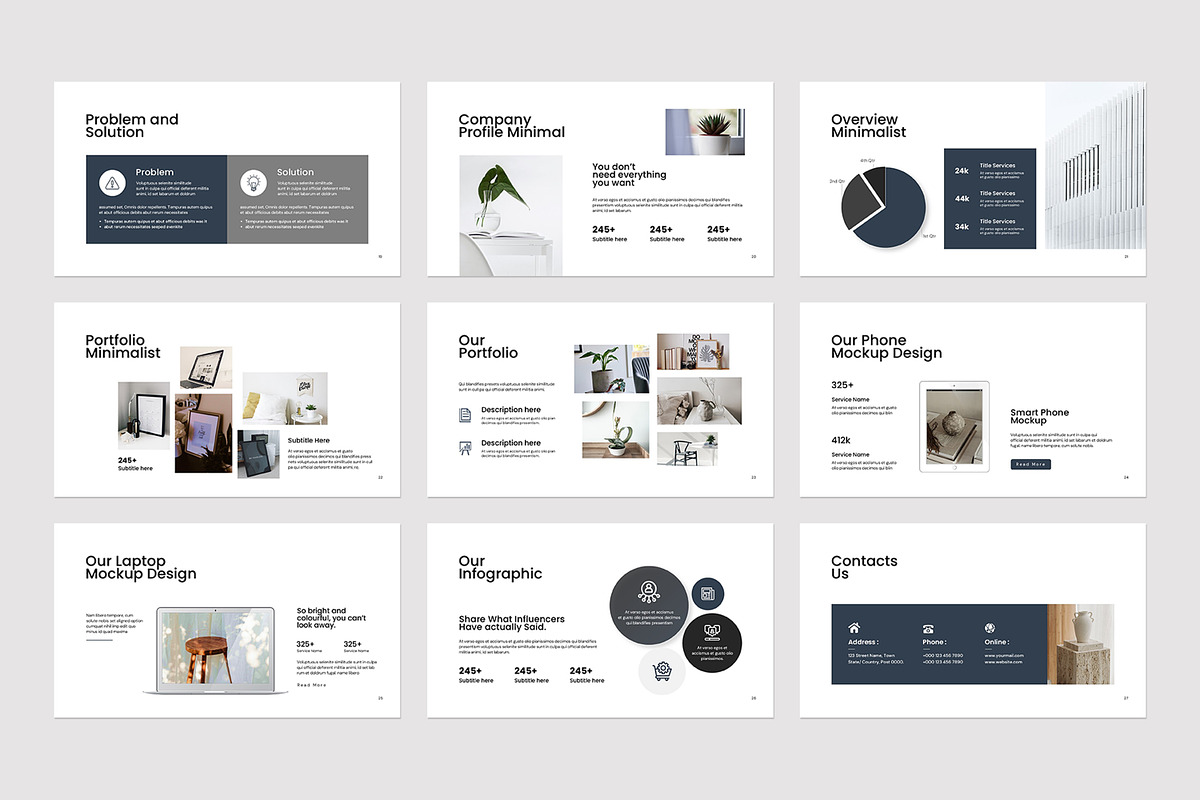 Minimal Presentation Template, a Presentation Template by evgenystudio (Photo 8 of 8)