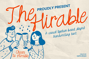 The Hirable – Playful Handwriting, a Handwritten Font by Haps Space