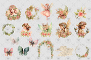 Fairy Forest Vintage Clipart, an Illustration by BigCakeBee (Thumbnail 3 of 4)
