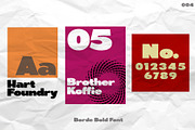 Borde, a Sans Serif Font by Hart Foundry™ (Thumbnail 8 of 11)
