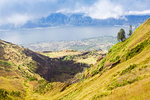 Inside Batur volcano, a Photo by saiko3p