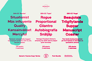 Generic – Coarse Copy (3 Fonts), a Sans Serif Font by More Etc. Studios (Thumbnail 3 of 9)