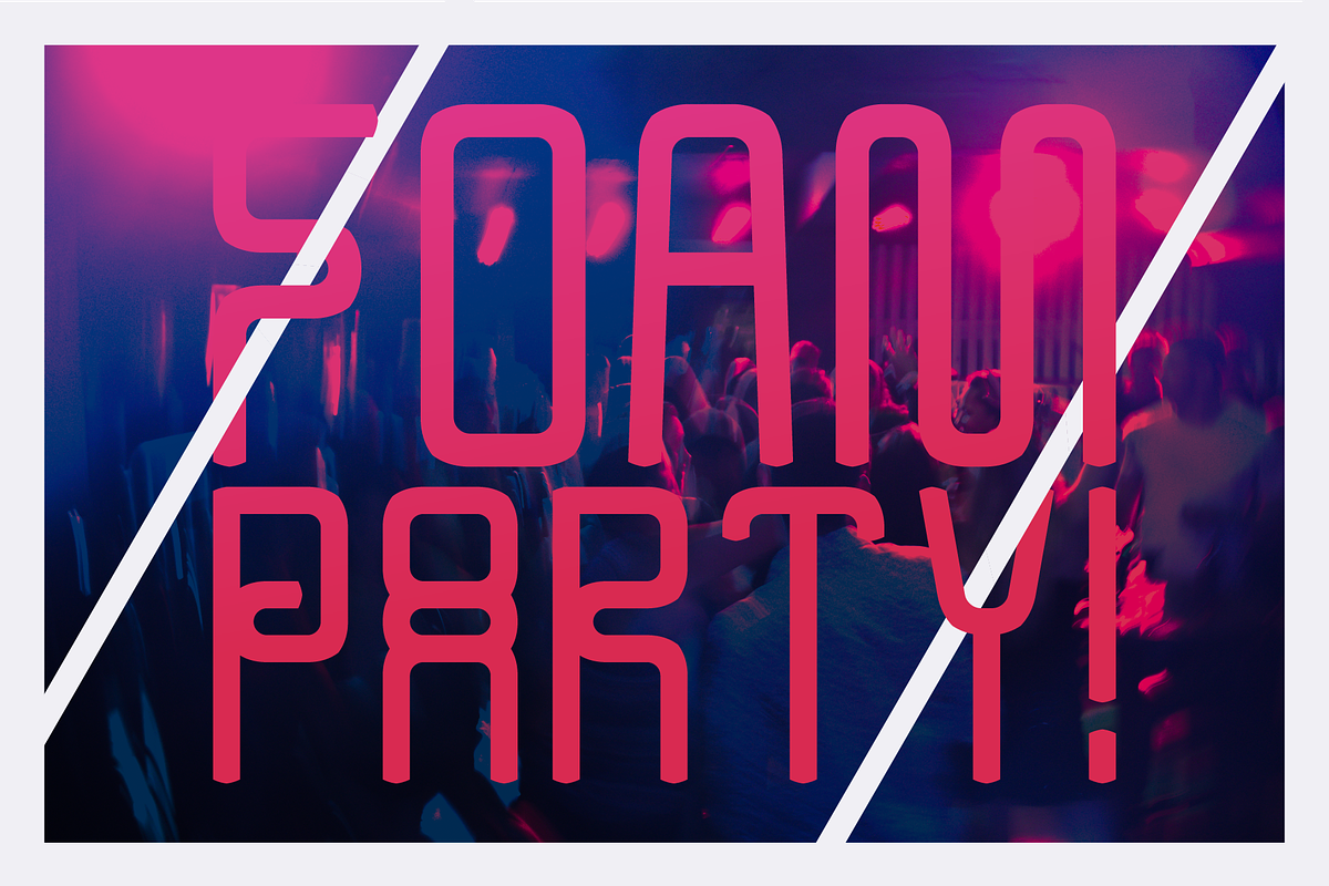 SHAMPOO Experimental Typeface preview 6