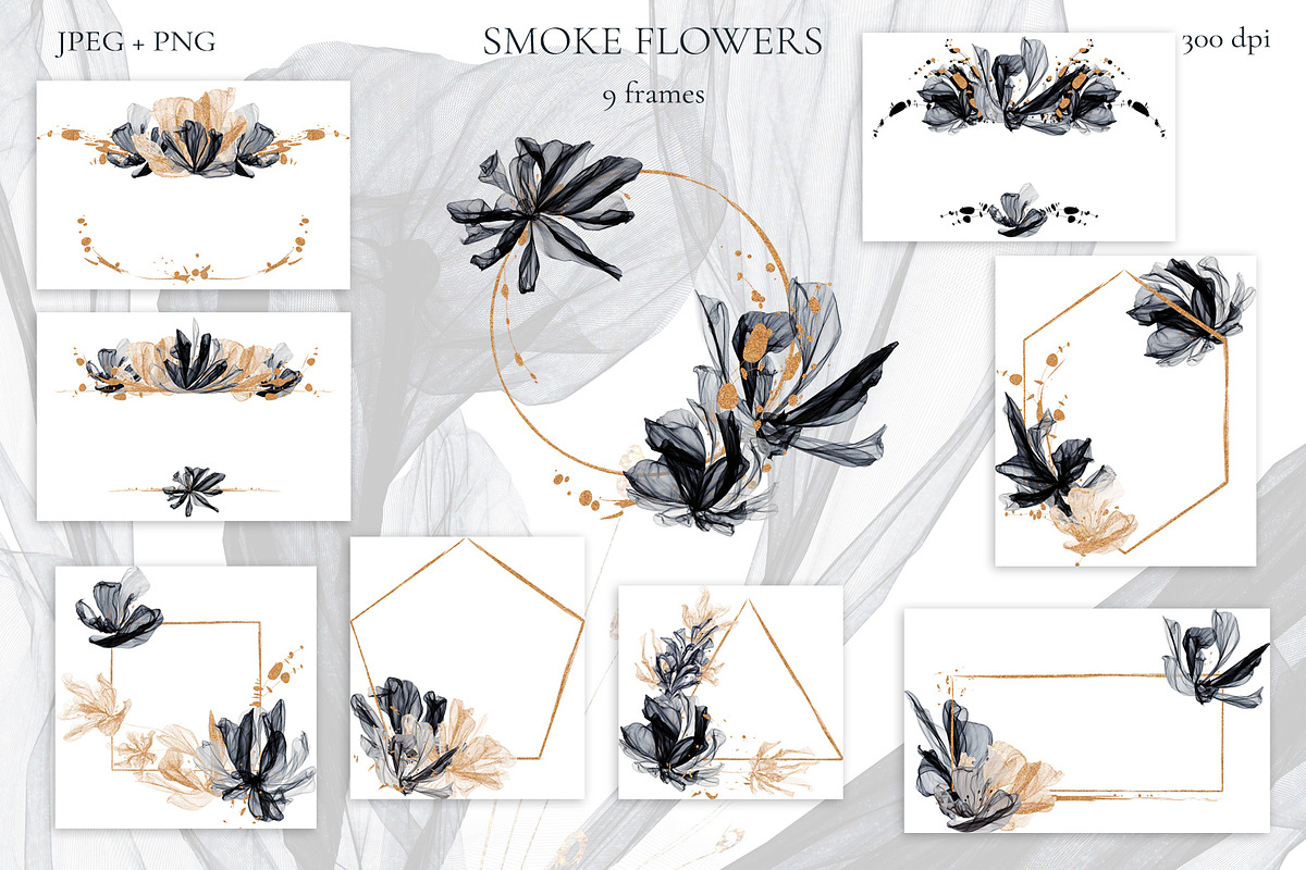 Smoke Flowers, an Illustration by Salted Galaxy (Photo 7 of 18)